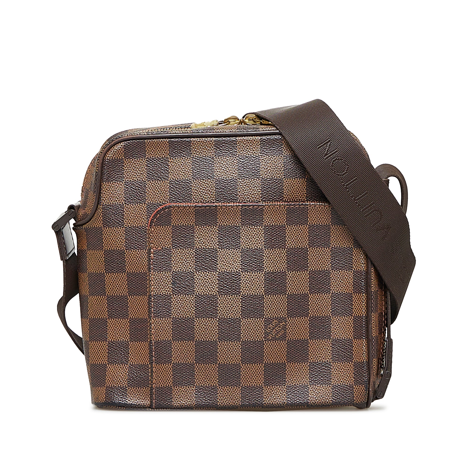 Louis Vuitton - Authenticated Olav Bag - Cloth Brown for Men, Never Worn