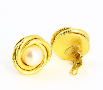 1995 Chanel Golden Earrings