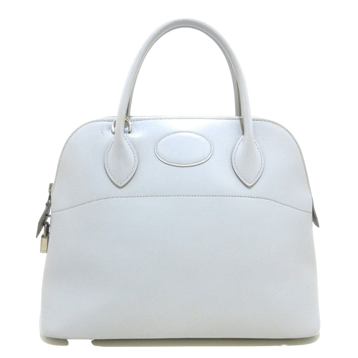 Hermes Bolide Womens Shoulder Bags, White, 25cm