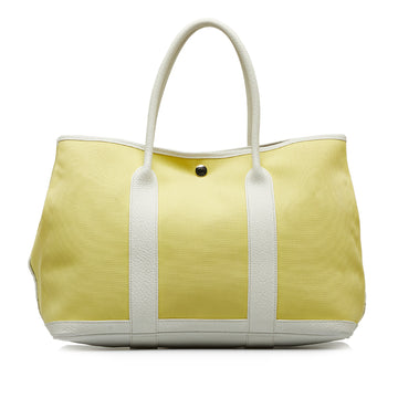 HERMES Toile Garden Party TPM Tote Bag