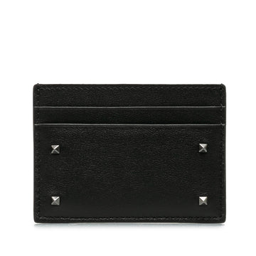 VALENTINO Rockstud Leather Card Holder