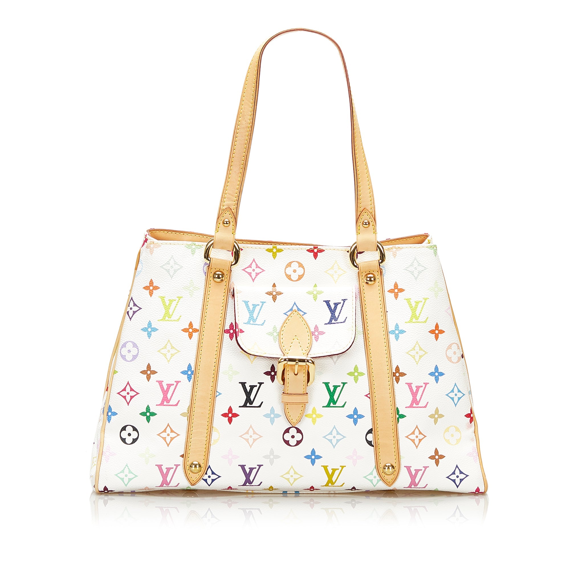 Louis Vuitton Multicolore Aurelia MM - White Totes, Handbags - LOU442740