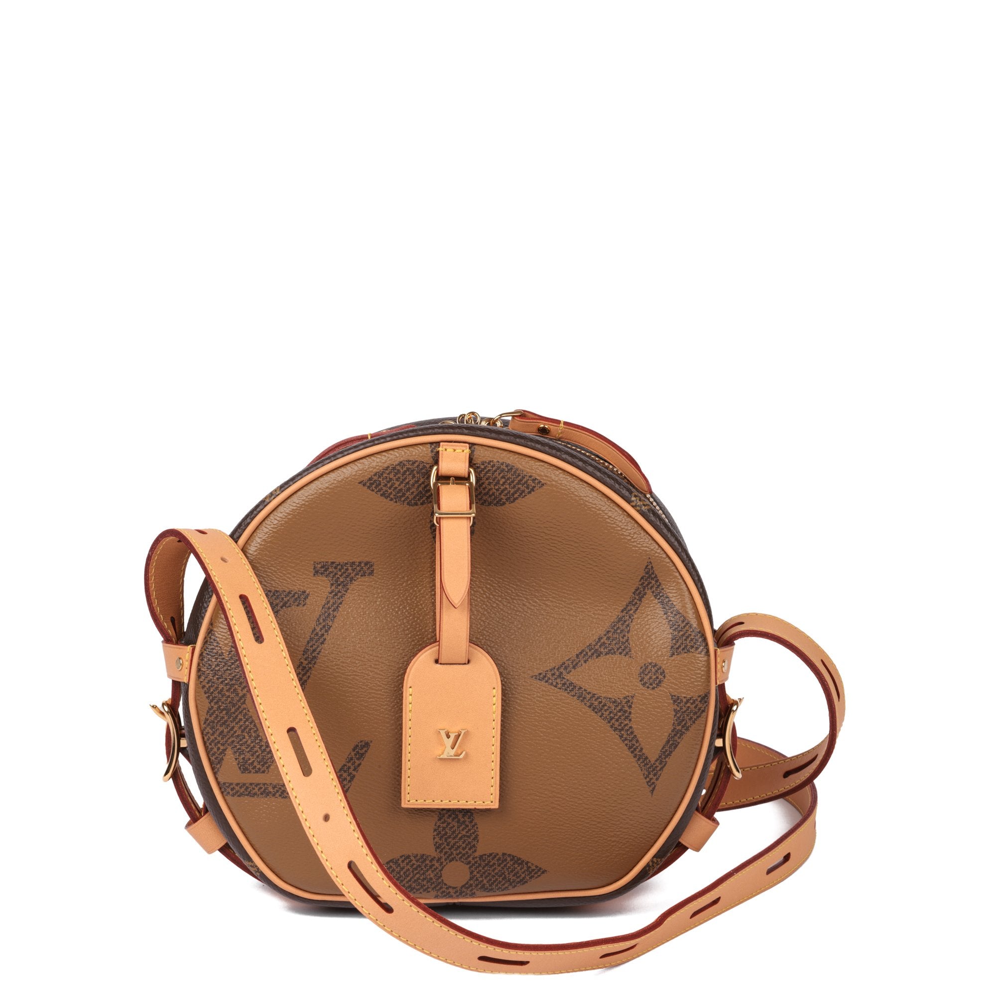 Louis Vuitton, Bags, Louis Vuitton Boite Chapeau Souple Bag Reverse  Monogram Giant Brown