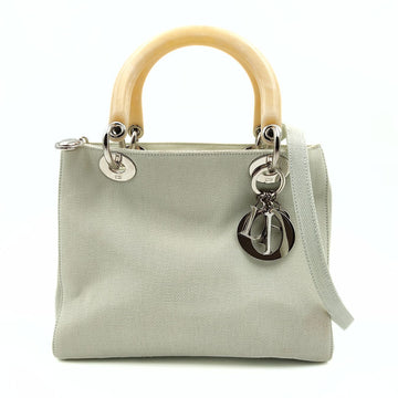 DIOR Christian Lady bag in pastel water green canvas