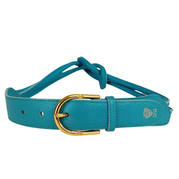 GUCCI vintage women's belt in woven leather