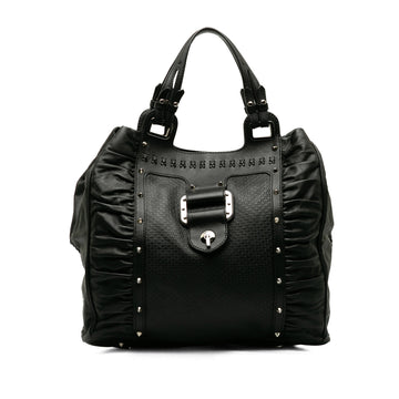VERSACE Leather Tote Bag