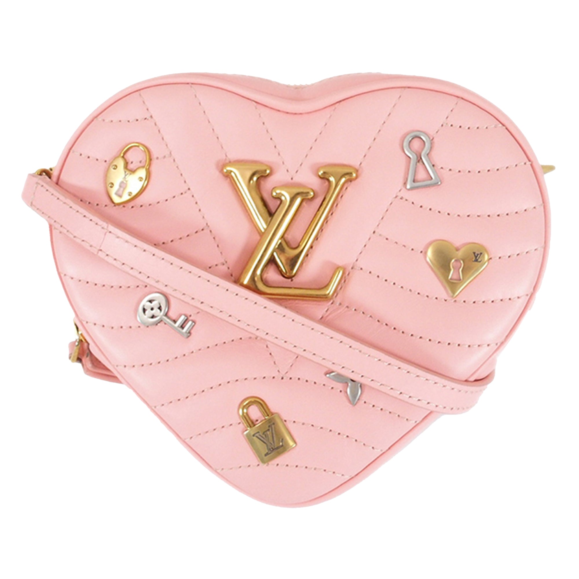 Louis Vuitton New Wave Love Lock Heart Crossbody Crossbody Bag