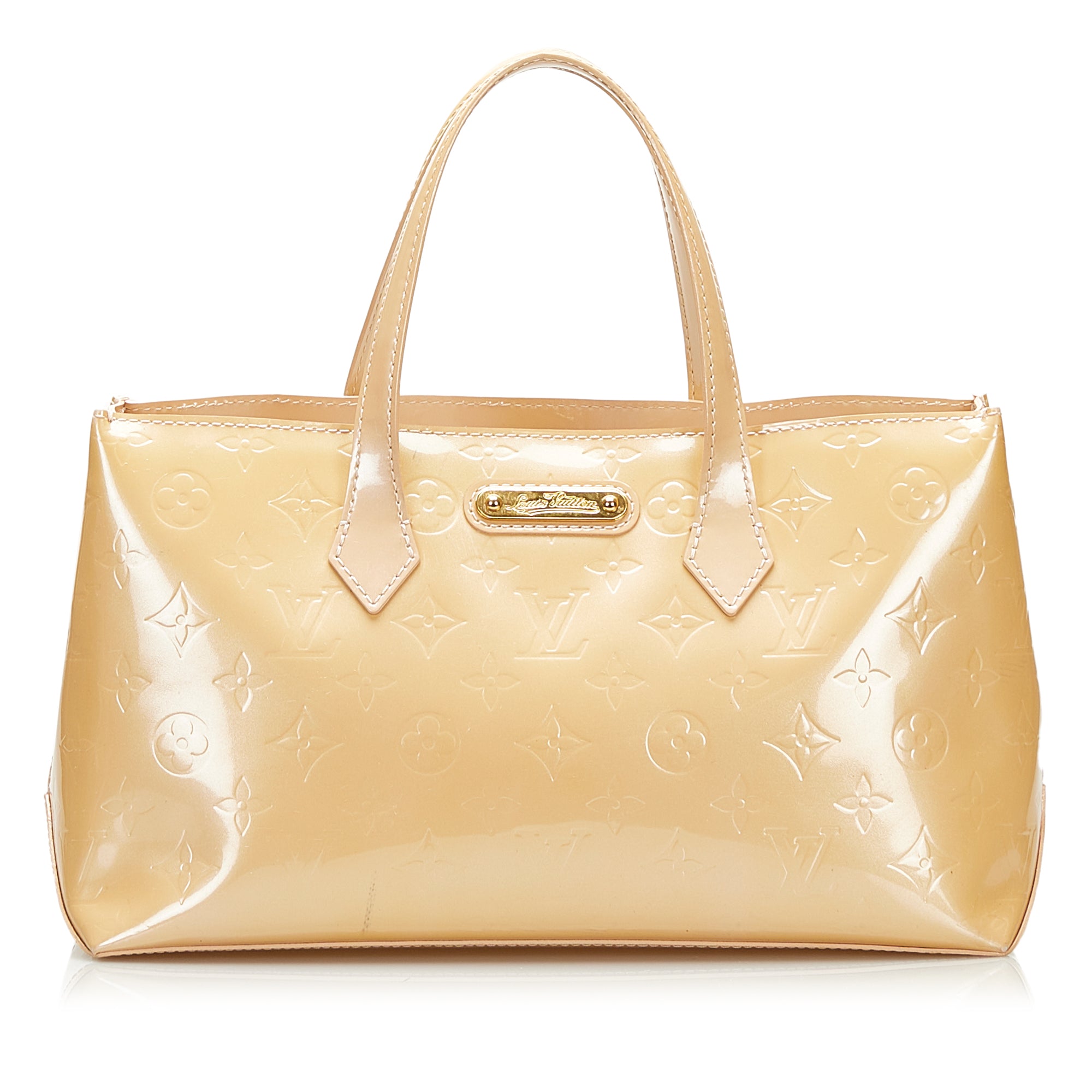 Louis Vuitton Vintage - Vernis Wilshire PM - Gold - Leather