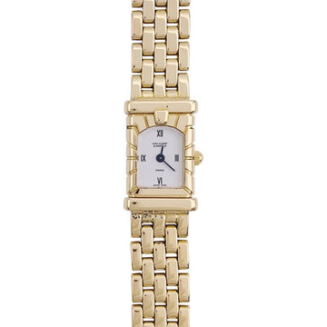 Van Cleef & Arpels gold watch, Facade collection.