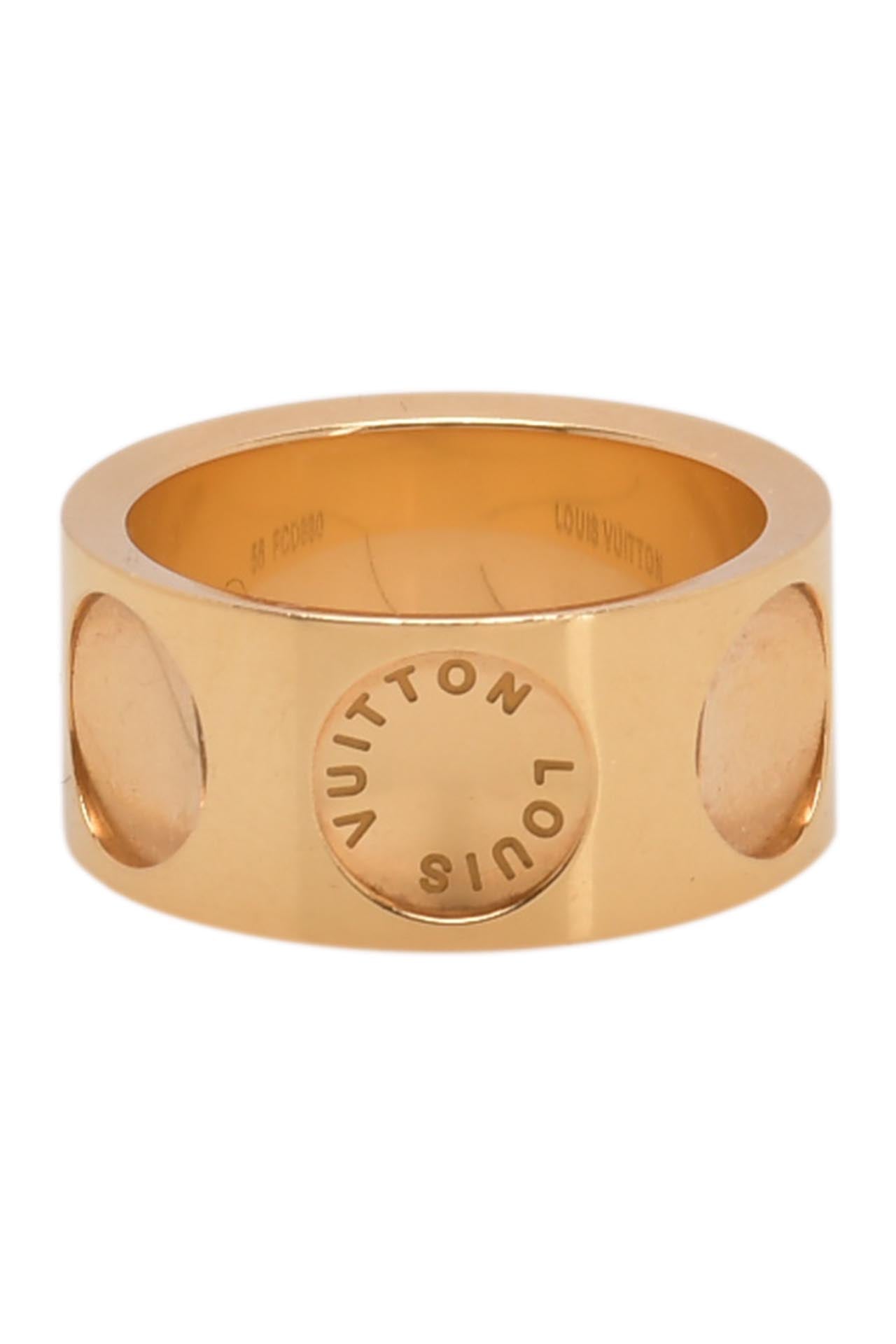 Louis Vuitton Empreinte Band Ring