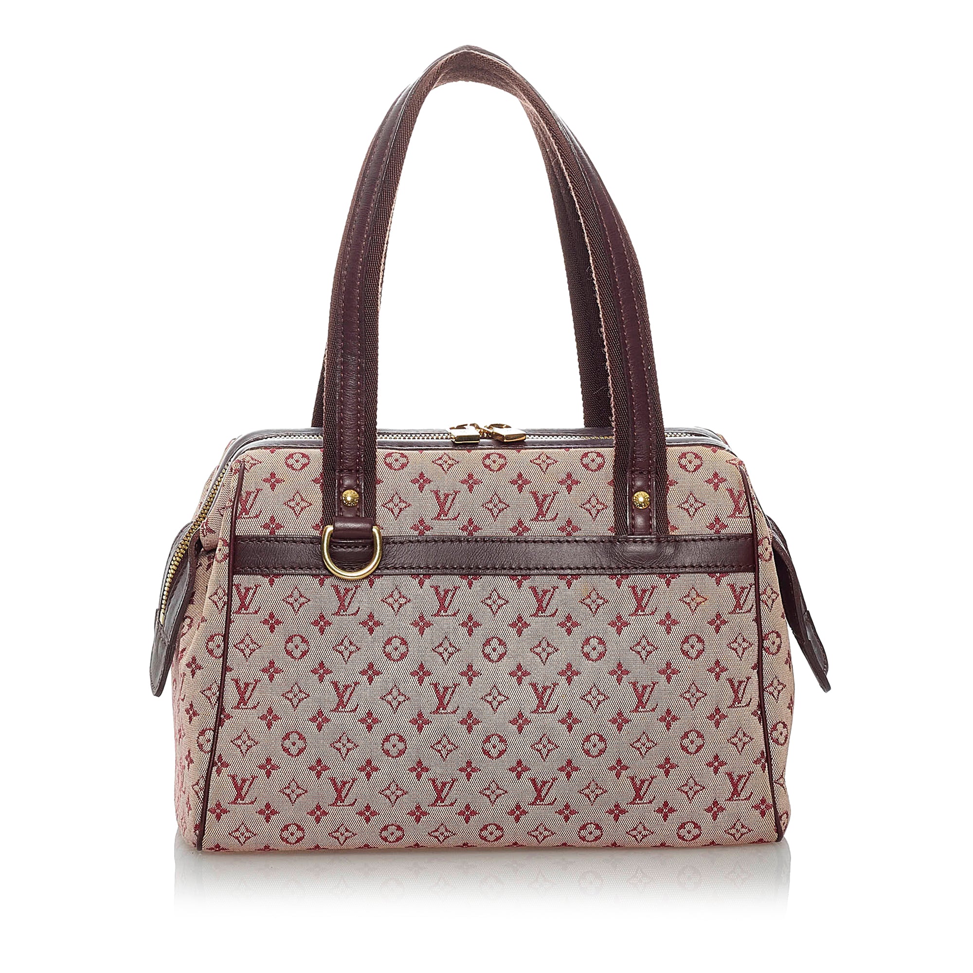 Red Louis Vuitton Monogram Mini Lin Josephine GM Handbag