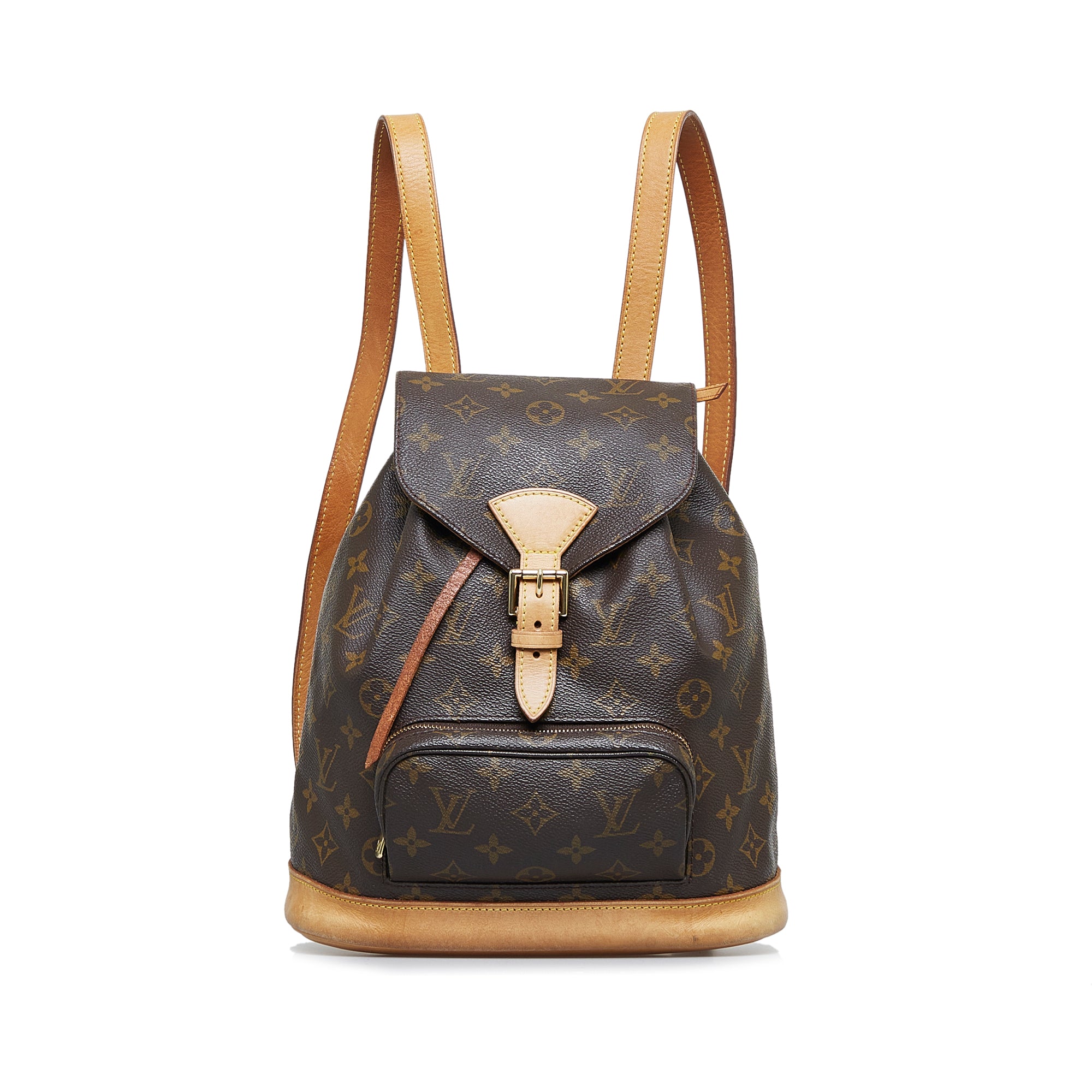 Louis Vuitton Montsouris Mm Backpack (Authentic Pre-Owned) Leather