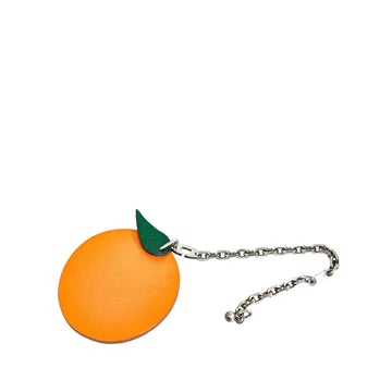 HERMES Orange Fruit Bag Charm