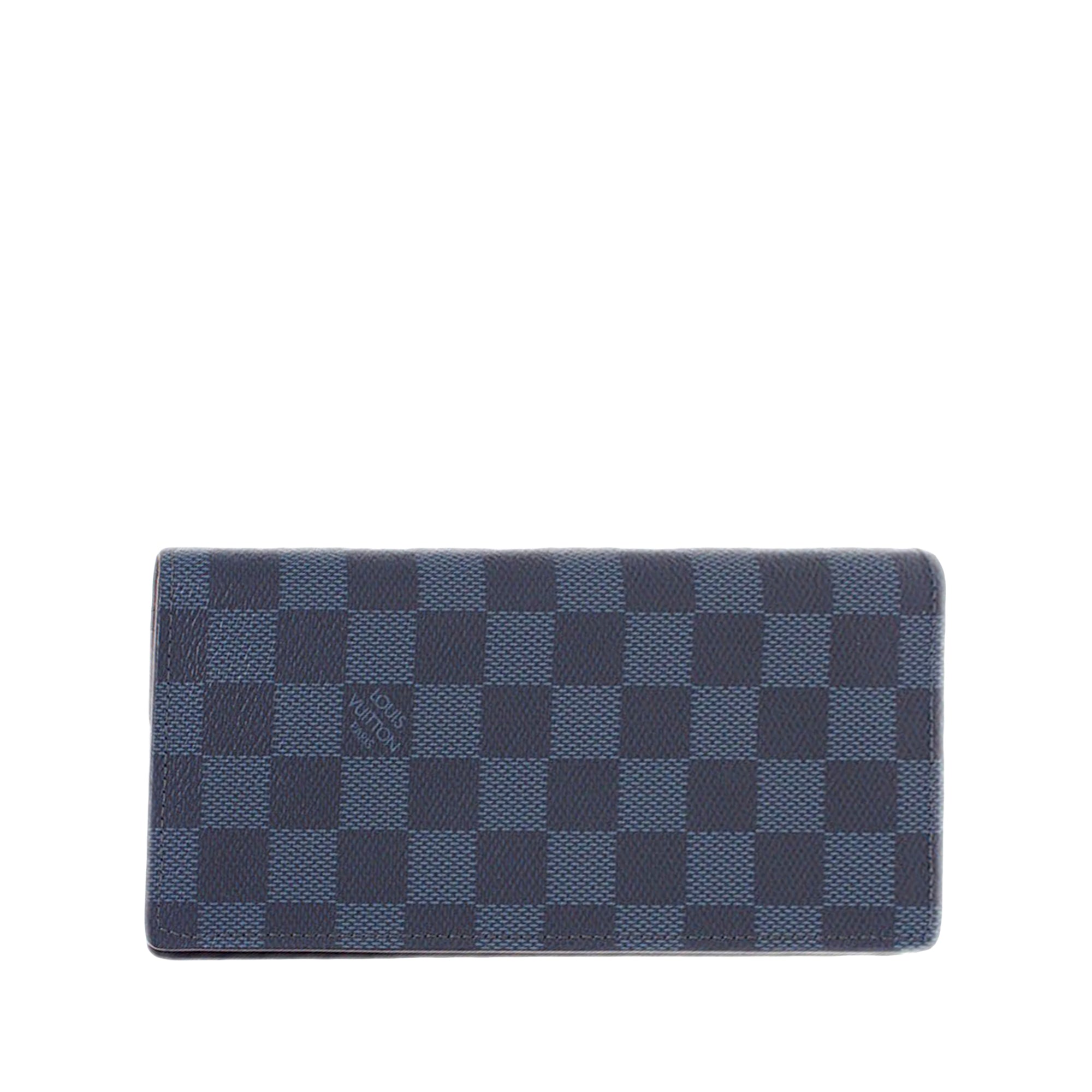 The Louis Vuitton Brazza Wallet in Damier Cobalt is a new must have for  Men.