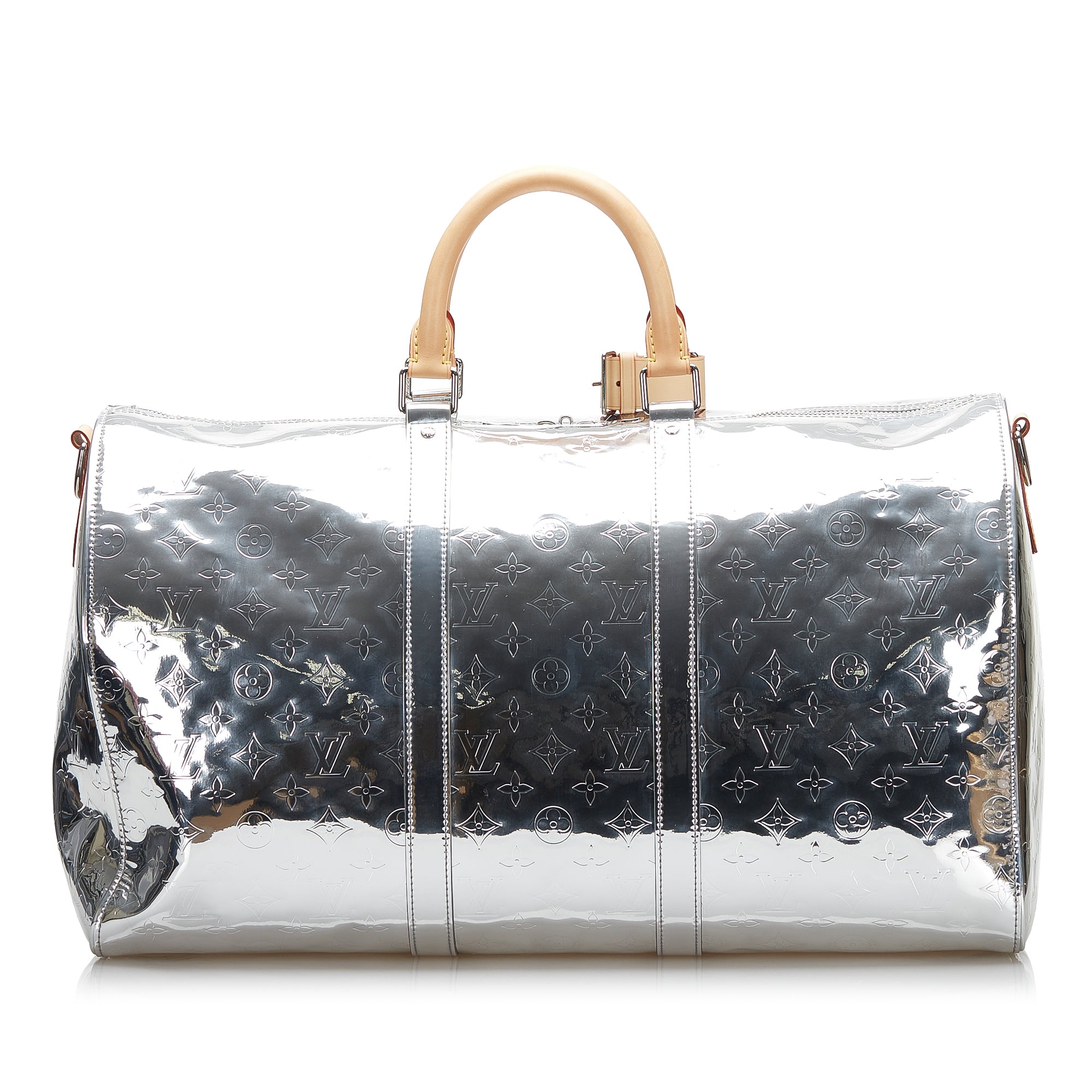 Louis Vuitton Monogram Mirror Keepall Bandouliere 50 Travel Bag