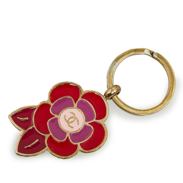 CHANEL Camellia Keychain Key Chain