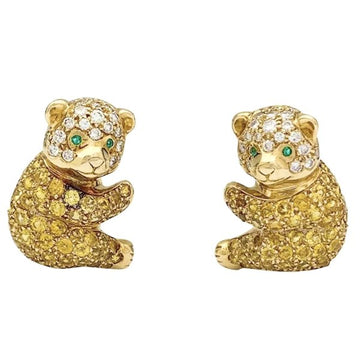 Van Cleef & Arpels earrings, Bear Cubs.