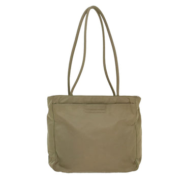 PRADA Shoulder Bag Nylon Gray Auth ar10035B