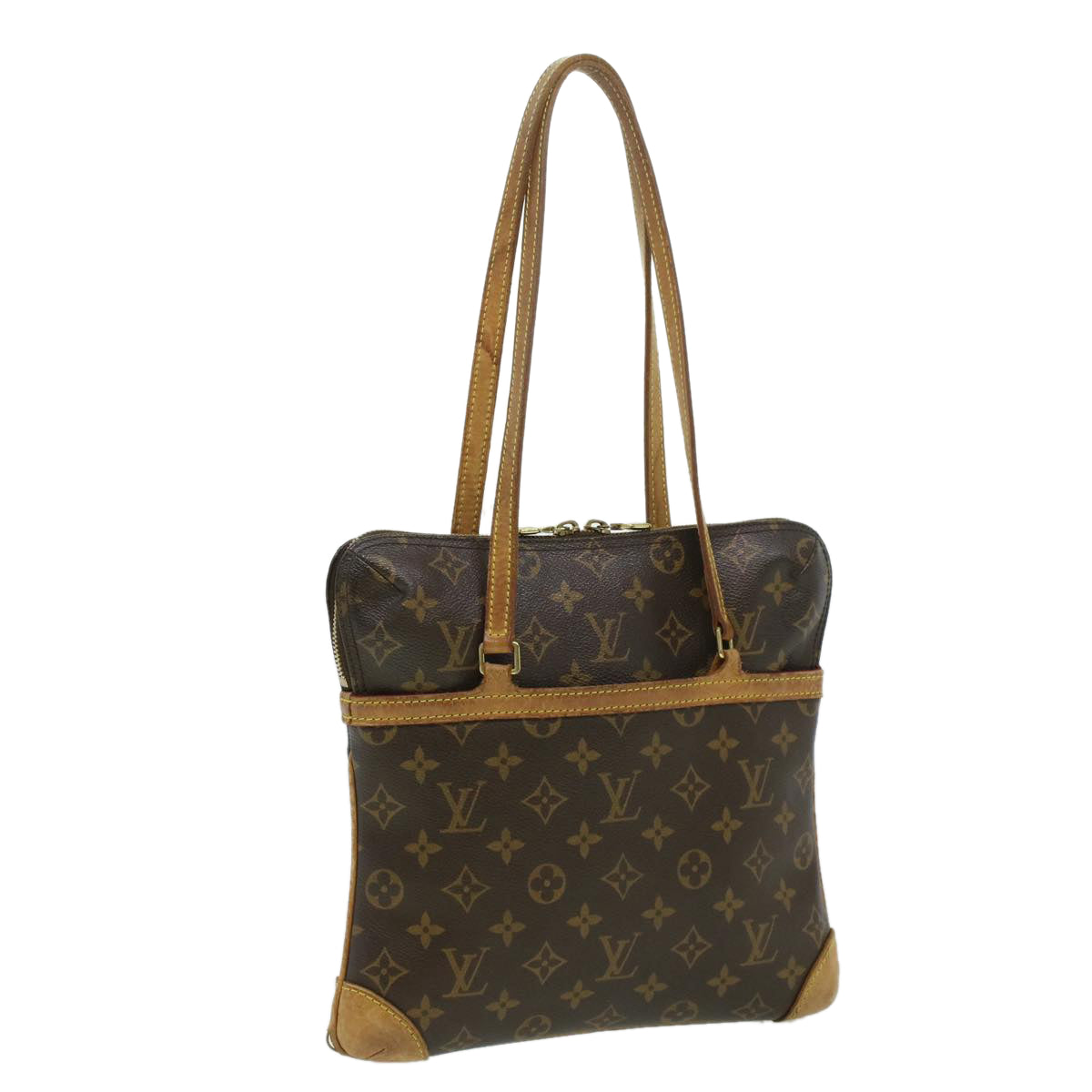 Coussin leather crossbody bag Louis Vuitton Black in Leather