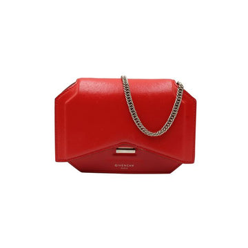 GIVENCHY Red Bow-Cut Flap Bag