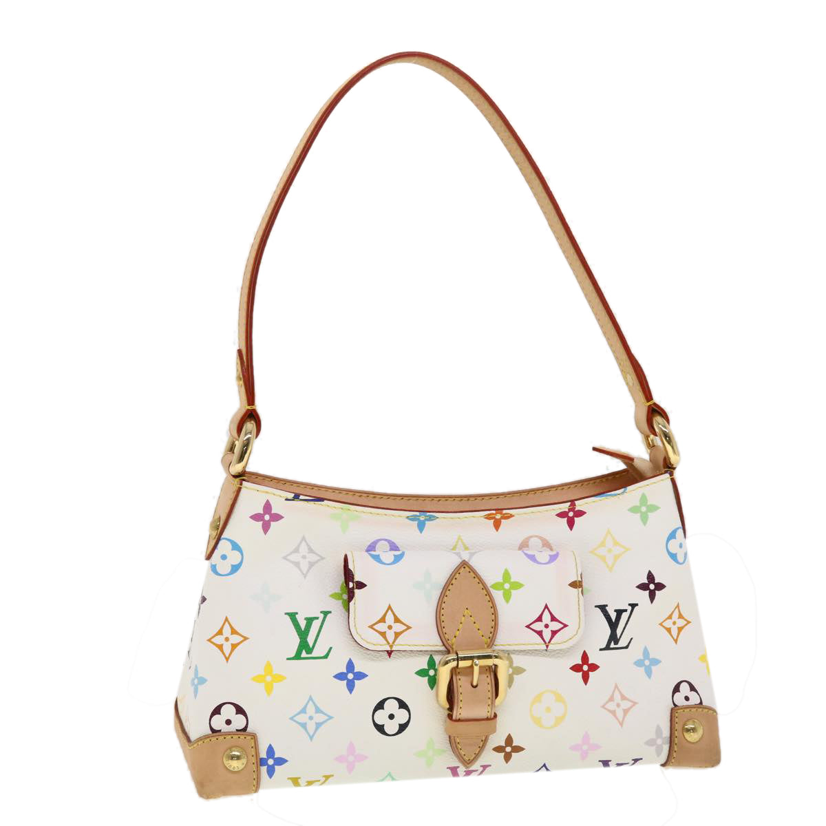 Louis Vuitton Monogram Multicolore Eliza Shoulder Bag White