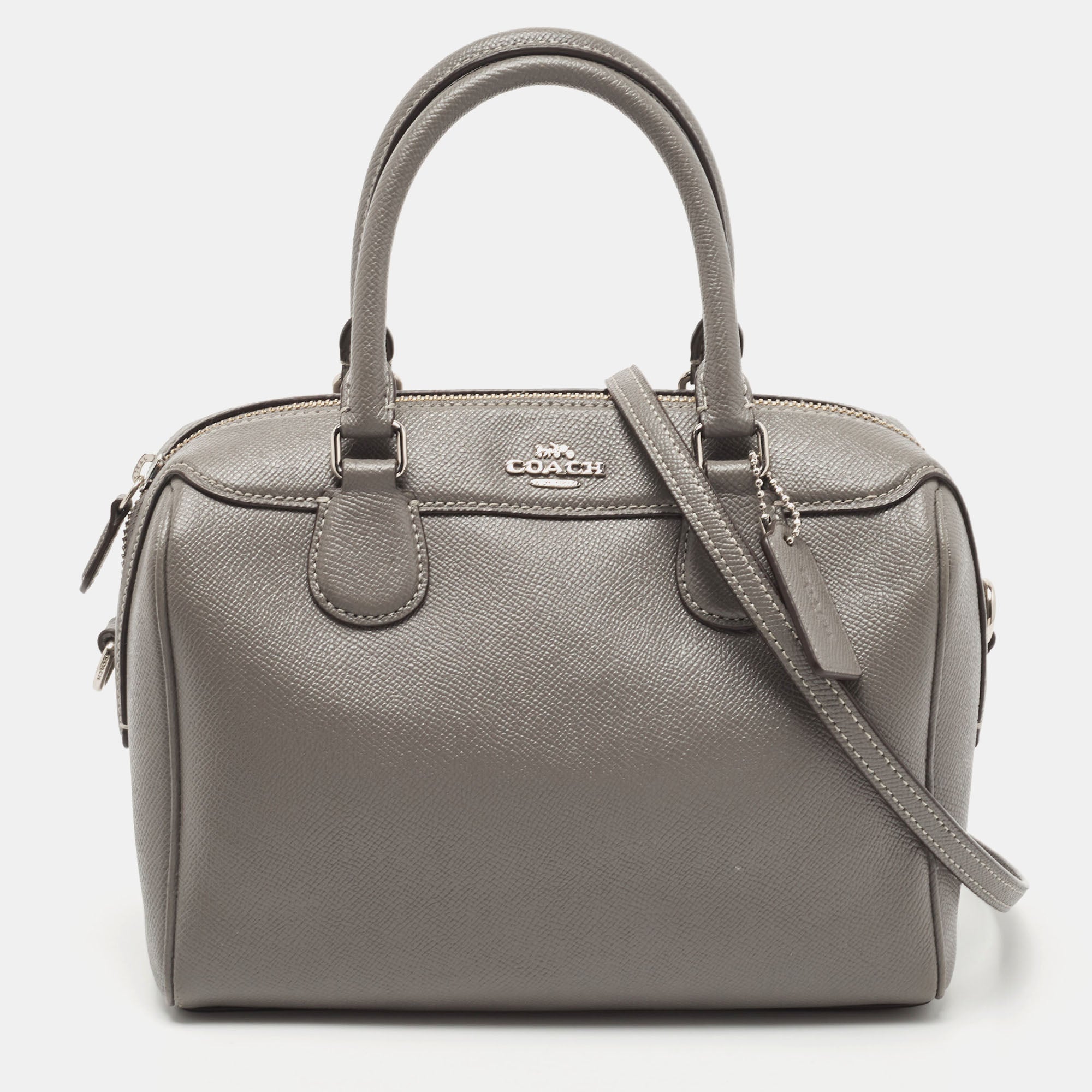 Coach Mini Bennett Satchel Handbag color black, Luxury, Bags