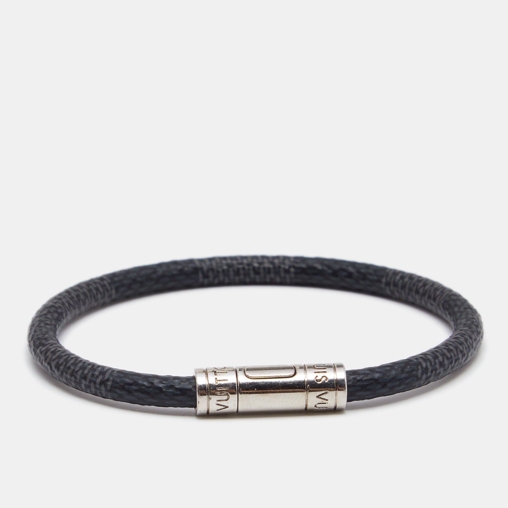 Louis Vuitton Damier Graphite Keep It Bracelet