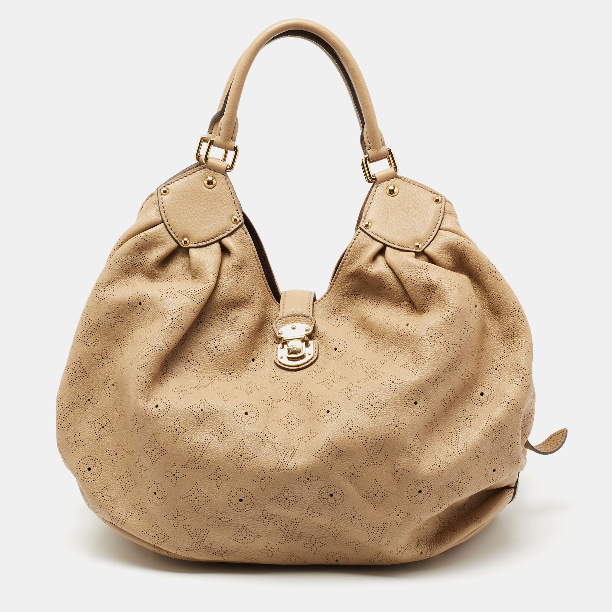 Néonoé bb leather handbag Louis Vuitton Beige in Leather - 33731477