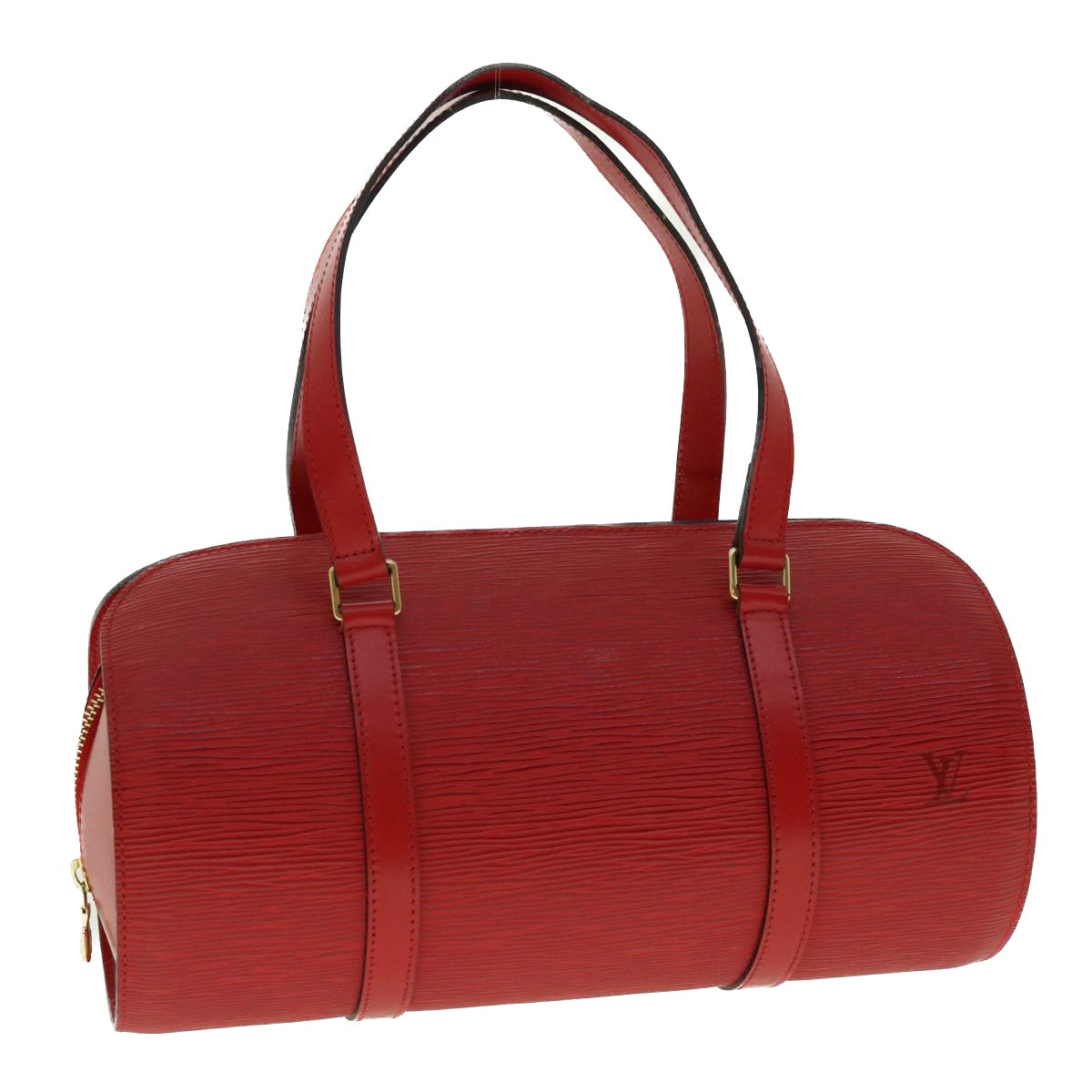 Louis Vuitton Epi Soufflot Hand Bag Red M52227 LV Auth tb611