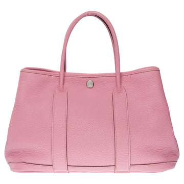 HERMES Gorgeous Garden Party TPM Tote bag in Sakura Pink Negonda leather, SHW