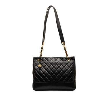 CHANEL Quilted Lambskin Tote Tote Bag