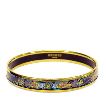 Hermes Narrow Enamel Bangle Costume Bracelet