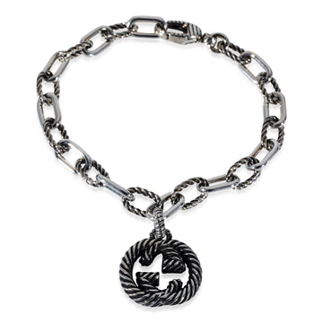 GUCCI Twisted G Bracelet in Sterling Silver