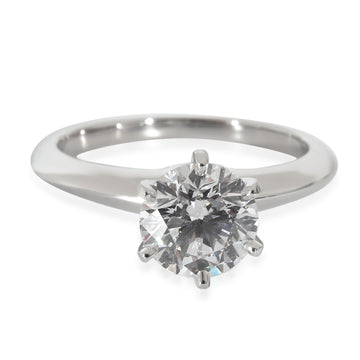 TIFFANY & CO. Diamond Engagement Ring in Platinum E VS2 1.29 CTW