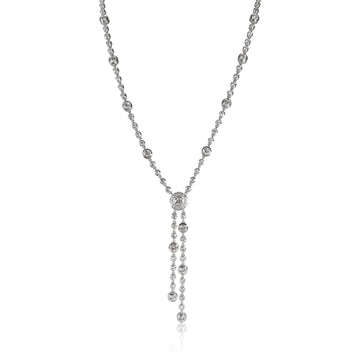 TIFFANY & CO. Circlet Necklace in Platinum 4.05 CTW