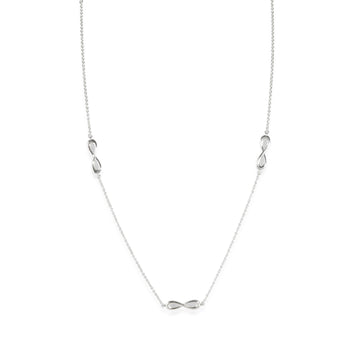 TIFFANY & CO. Infinity 6 Stations Necklace in Sterling Silver