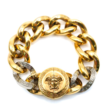 VERSACE Tribute Gold Plated Medusa Chain Bracelet