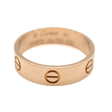 CARTIER Love Ring in 18k Rose Gold