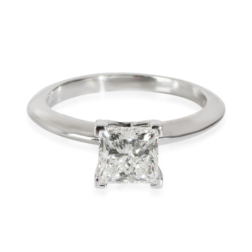TIFFANY & CO. Solitaire Diamond Engagement Ring in Platinum I VVS2 1.05 CTW