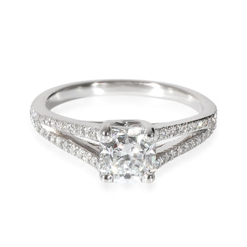 TIFFANY & CO. Lucida Split Shank Diamond Engagement Ring, Platinum D VVS2 0.70Ct