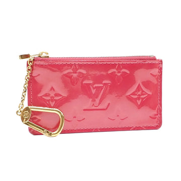 LOUIS VUITTON Coin Purse and Key Case Vernis Pochette Cle Women's M9144F Raspberry Pink Holder A211496