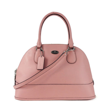 COACH handbag F33909 leather pink shoulder bag for women