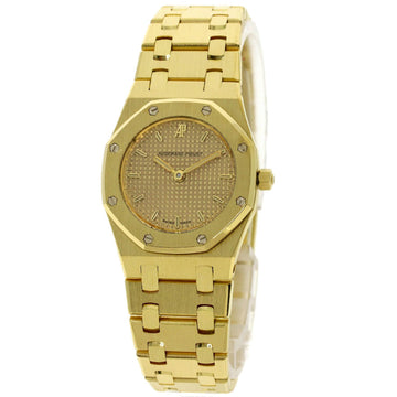 AUDEMARS PIGUET 66339BA.OO.0722BA.02 Royal Oak Manufacturer Complete Watch K18 Yellow Gold K18YG Ladies