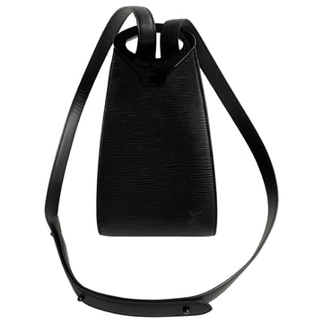 LOUIS VUITTON Huy Epi Leather Shoulder Bag Pochette Black 64839