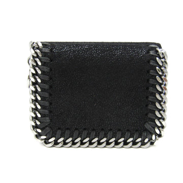 STELLA MCCARTNEY Falabella Small W9132 AU18 Women's Polyester Wallet [tri-fold] Black