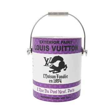 LOUIS VUITTON Monogram Paint Can Ultra Violet M81591 Women's Canvas Leather Handbag