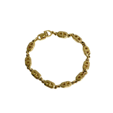 CHRISTIAN DIOR CD motif chain bracelet bangle for women, gold, 25114, 758k757-25114