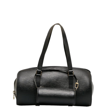 LOUIS VUITTON Epi Souflot Handbag M52222 Noir Black Leather Women's