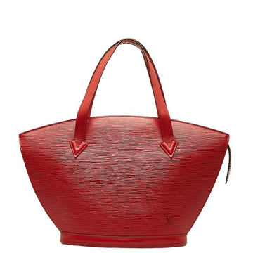 LOUIS VUITTON Epi Saint-Jacques Handbag Tote Bag M52277 Castilian Red Leather Ladies