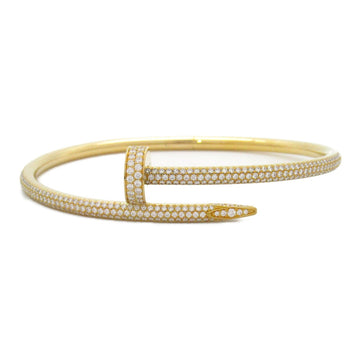 CARTIER Juste Uncle Bangle Clear K18 [Yellow Gold] diamond